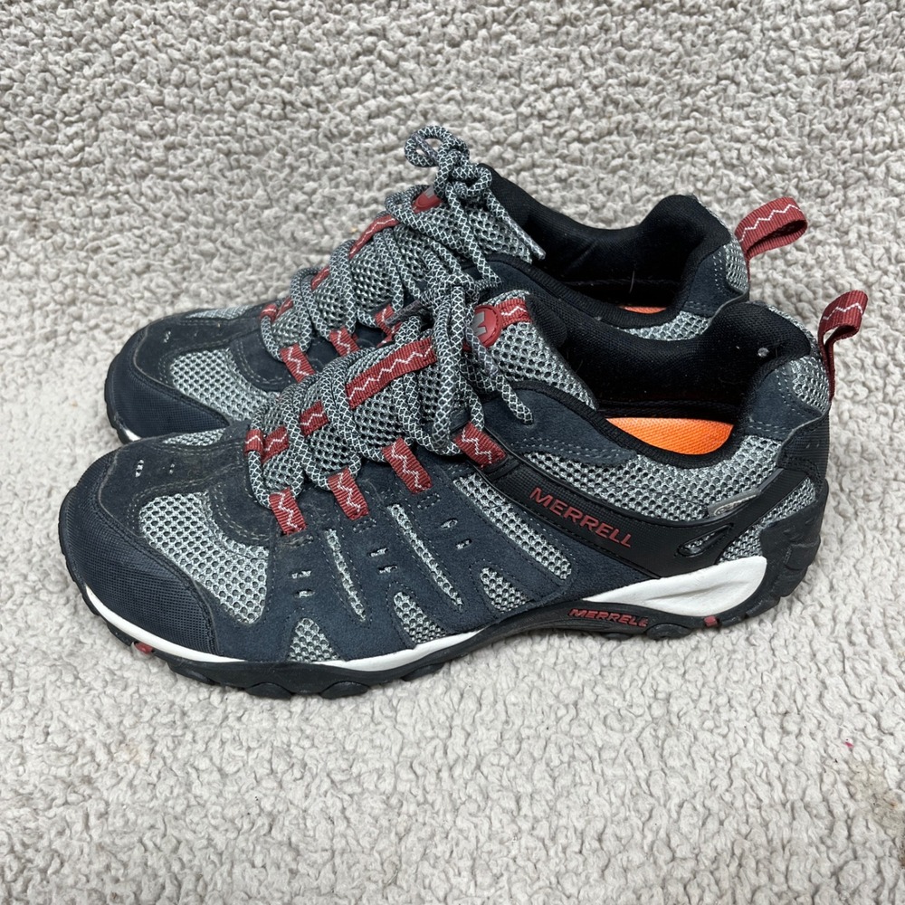 Merrell Moab Ventilator Hiking Shoes Mens Size 8 Granite Red Ochre Low Top - Picture 7 of 9